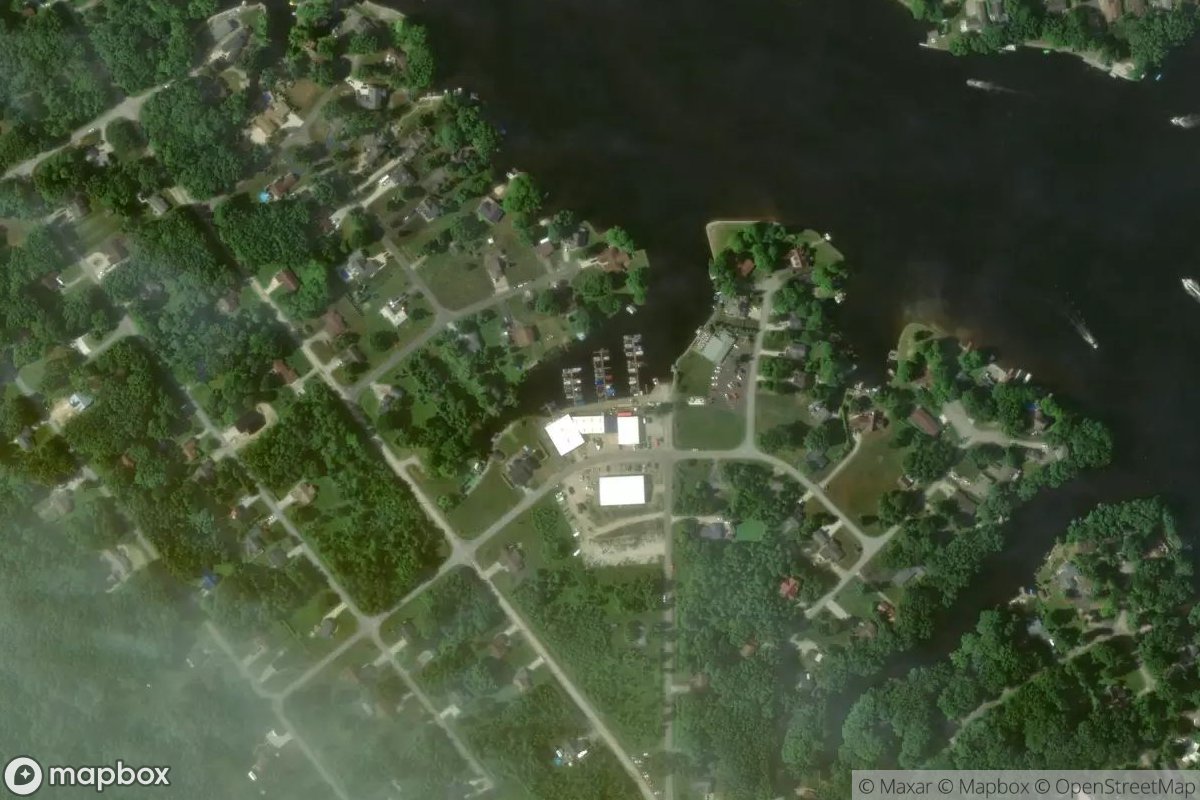 Satellite view of Marina at 41.6490, -80.8366