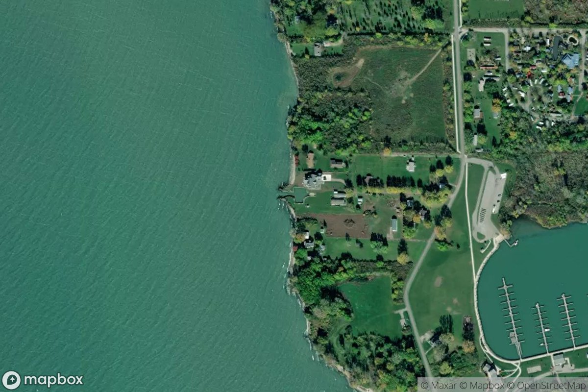 Satellite view of Marina at 41.6768, -82.8158