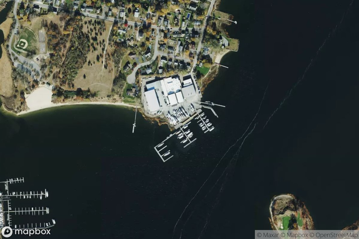 Satellite view of Marina at 41.7641, -71.1282