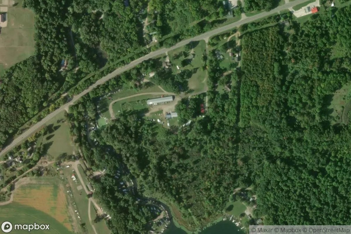 Satellite view of Marina at 41.7916, -85.8353