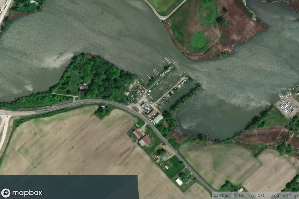 Satellite view of Marina at 41.8432, -83.4118