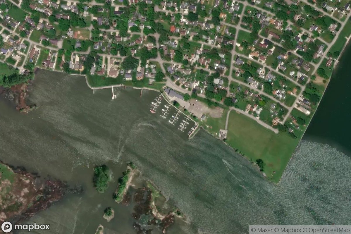 Satellite view of Marina at 41.9261, -83.3303
