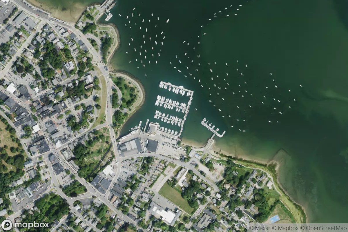 Satellite view of Marina at 41.9568, -70.6596