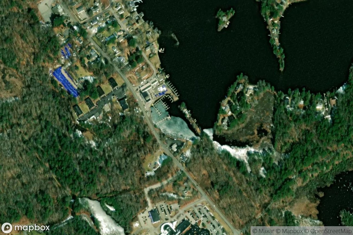Satellite view of Marina at 42.0304, -71.8514