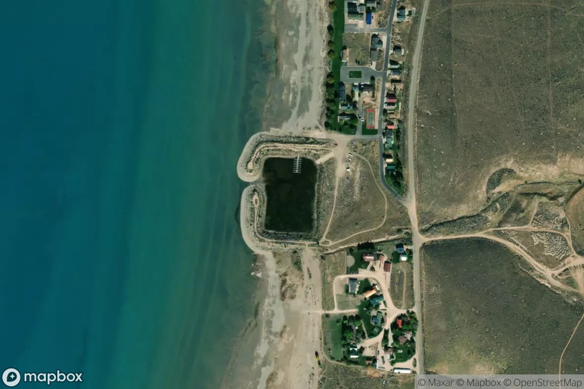 Satellite view of Marina at 42.0577, -111.2561