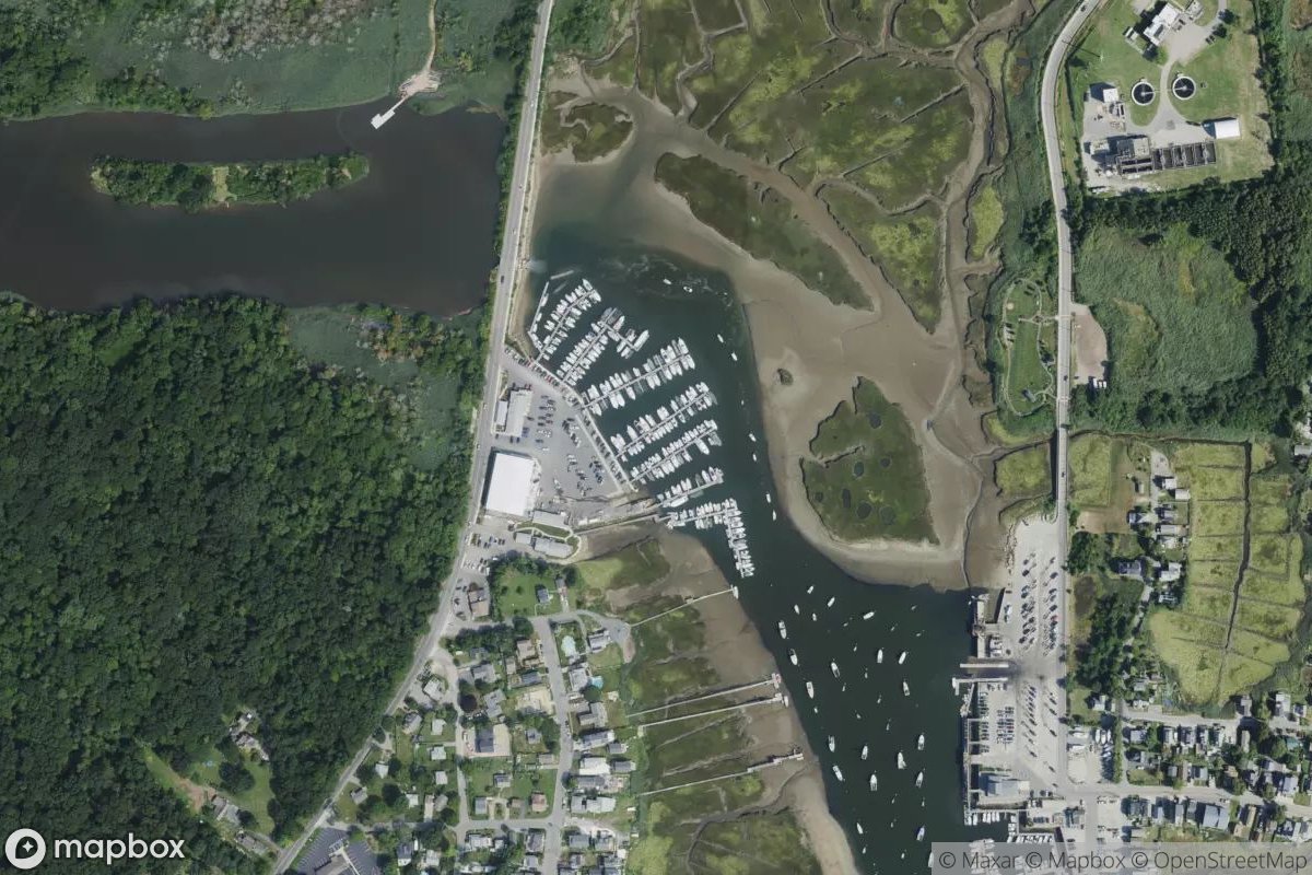 Satellite view of Marina at 42.0851, -70.6494