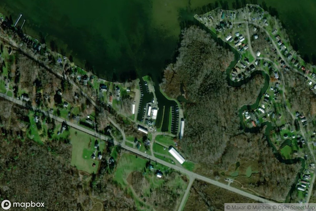 Satellite view of Marina at 42.1083, -79.3719