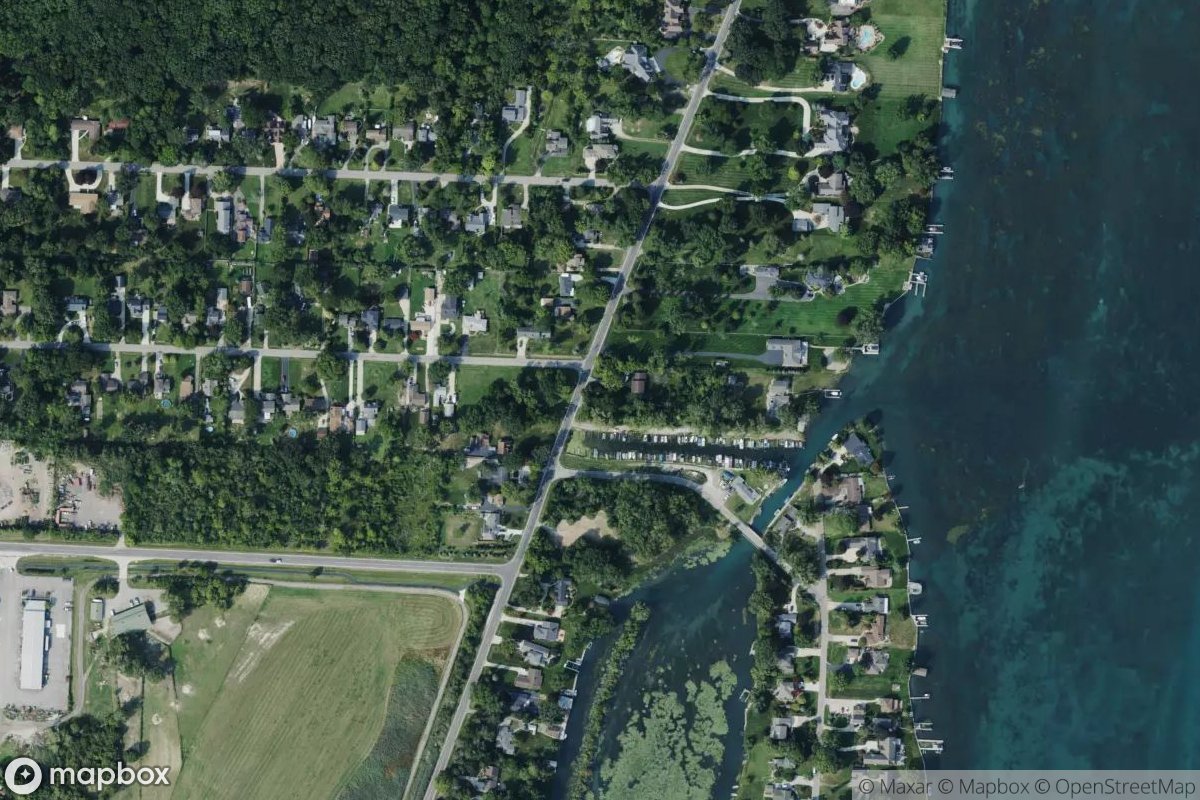Satellite view of Marina at 42.1086, -83.1493