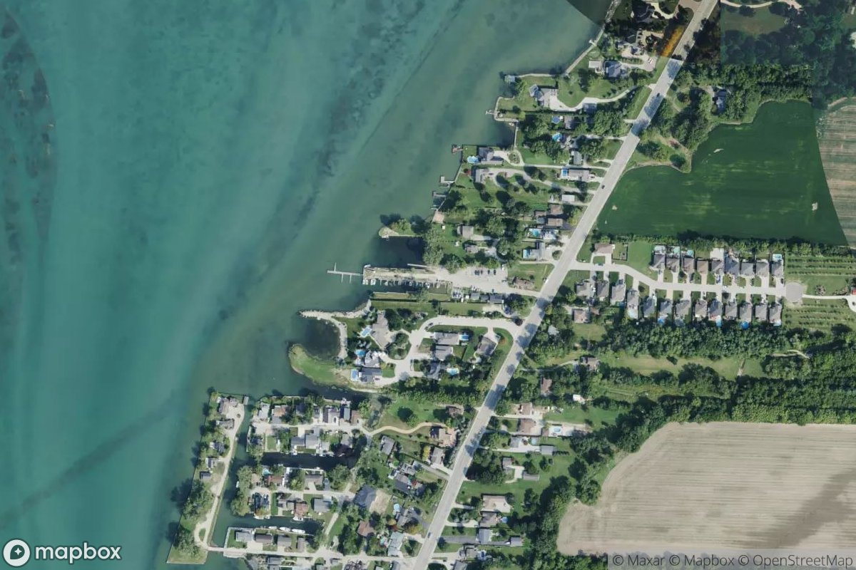 Satellite view of Marina at 42.1527, -83.1105