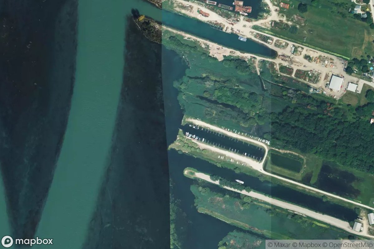 Satellite view of Marina at 42.2020, -83.1035