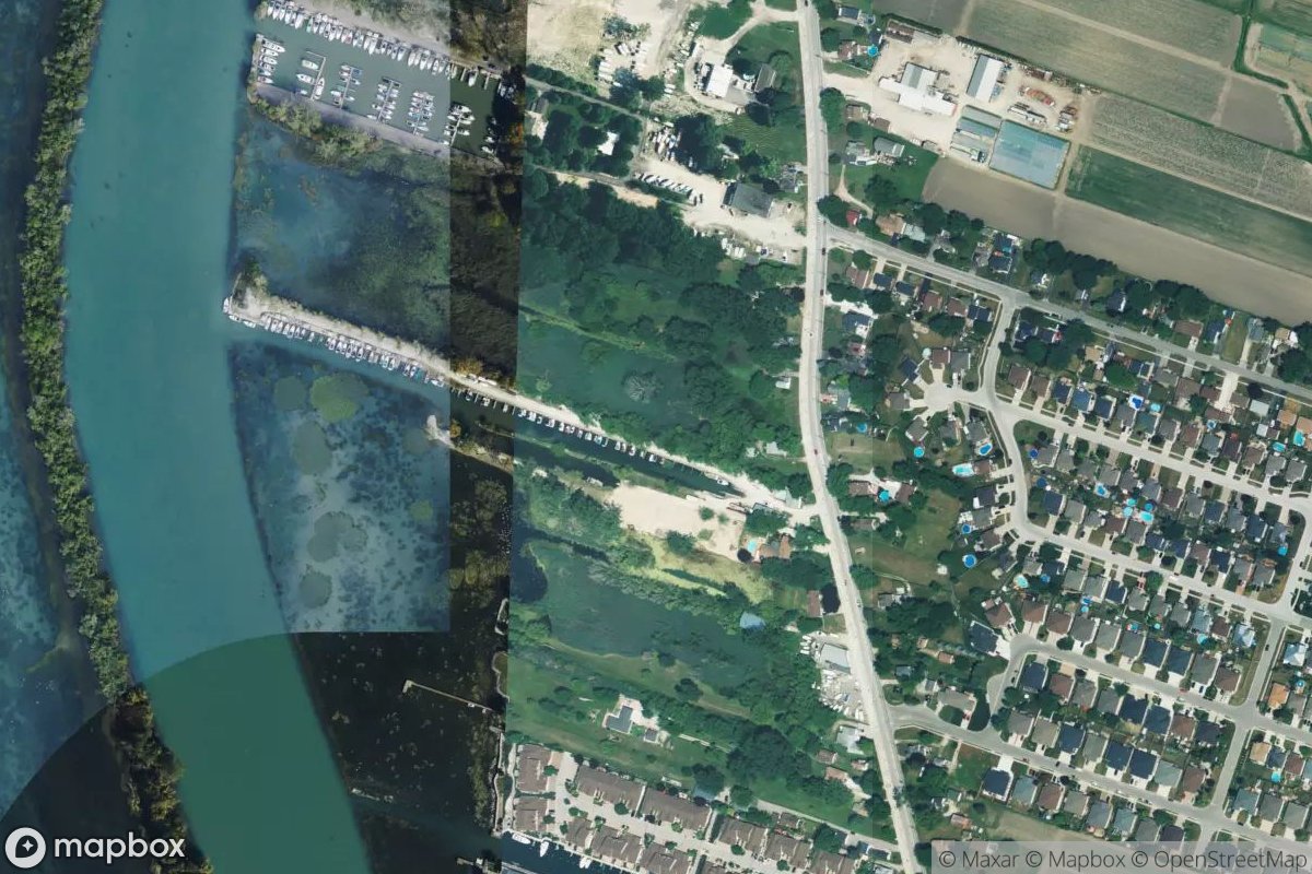 Satellite view of Marina at 42.2179, -83.1027