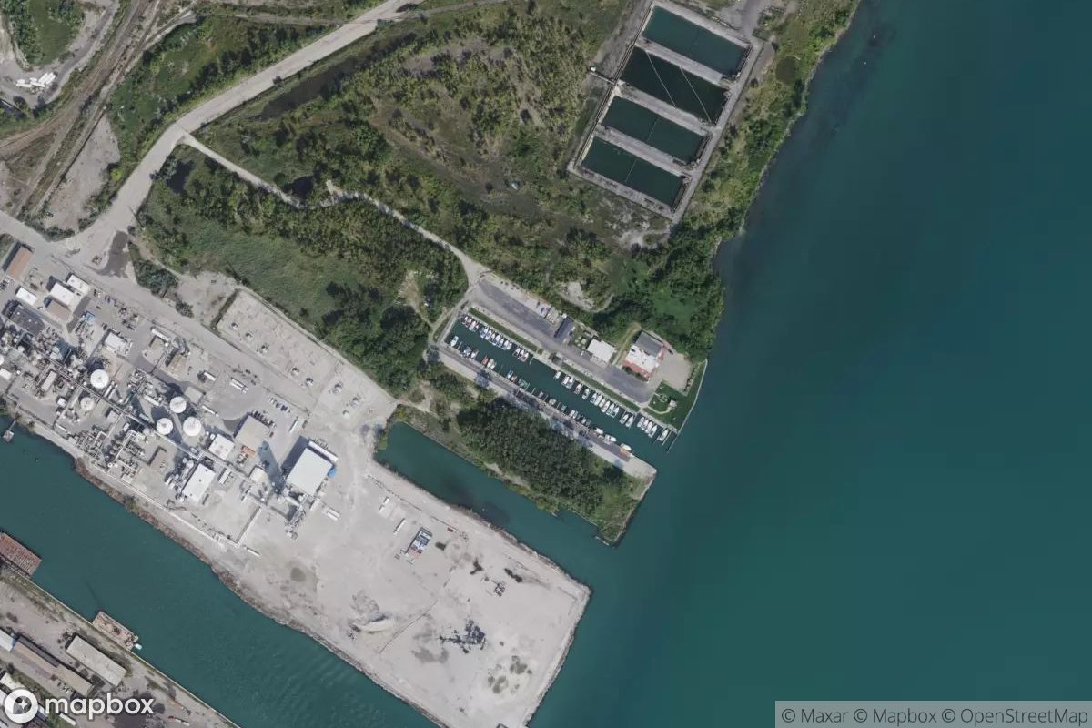 Satellite view of Marina at 42.2614, -83.1185