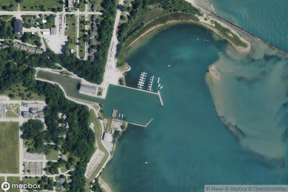 Satellite view of Marina at 42.3086, -87.8314
