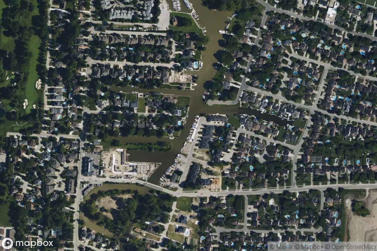 Satellite view of Marina at 42.3151, -82.8417