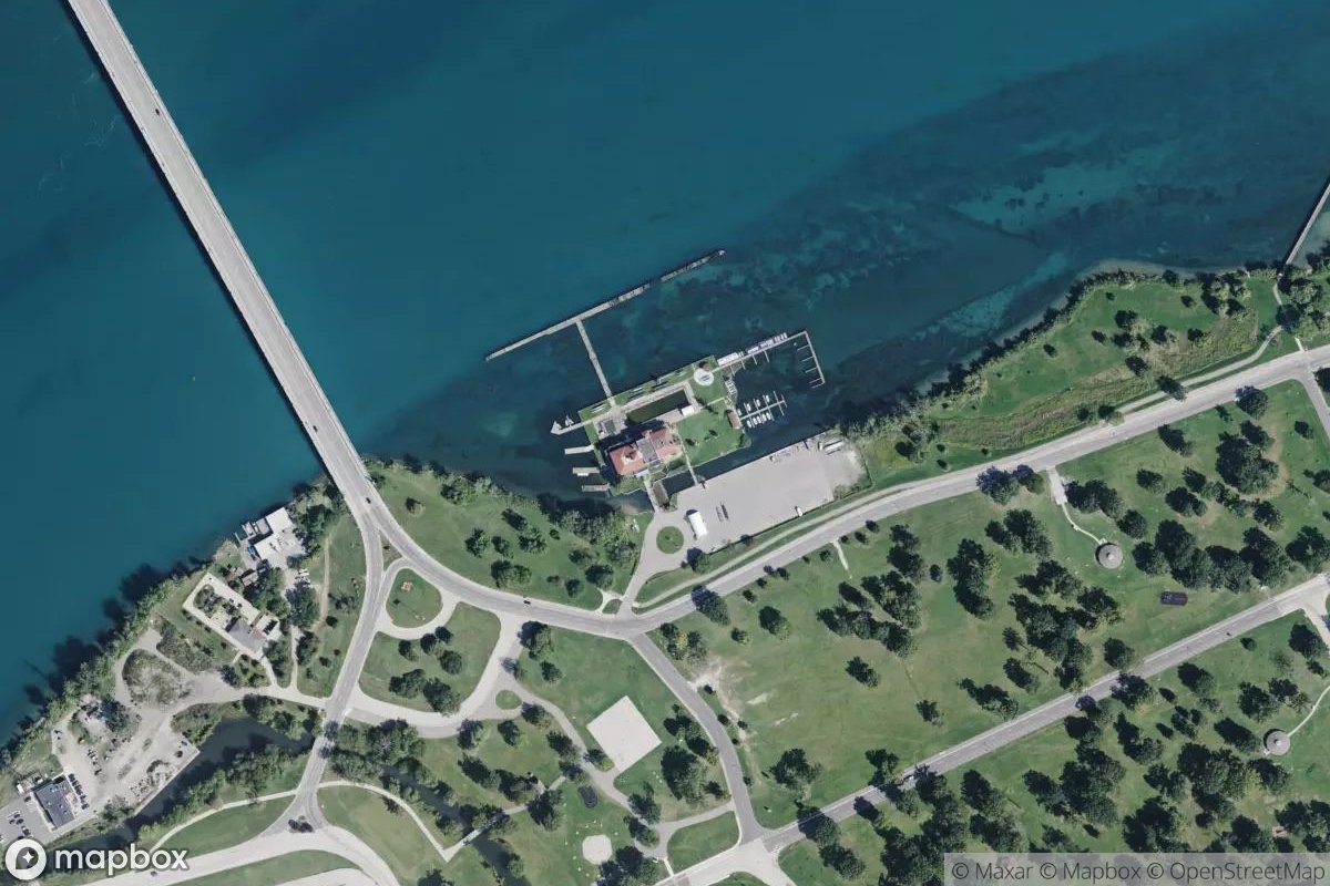Satellite view of Marina at 42.3402, -82.9936