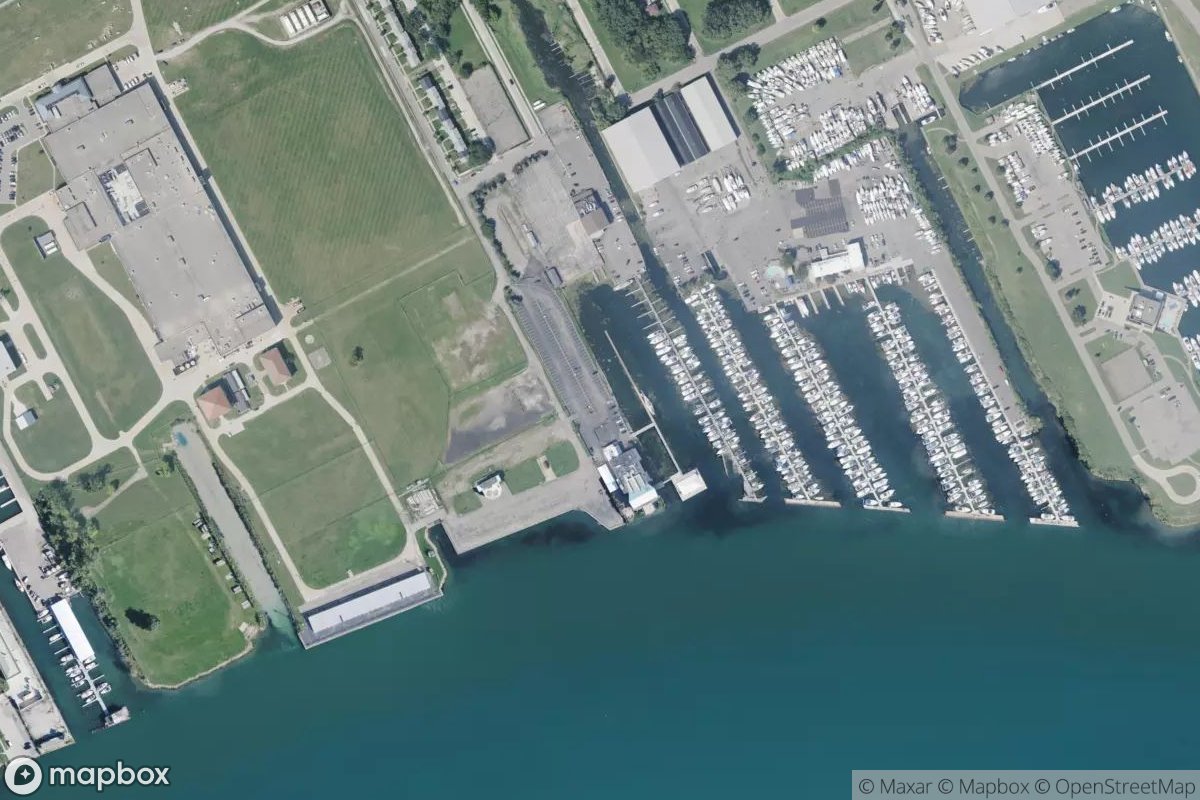 Satellite view of Marina at 42.3563, -82.9737
