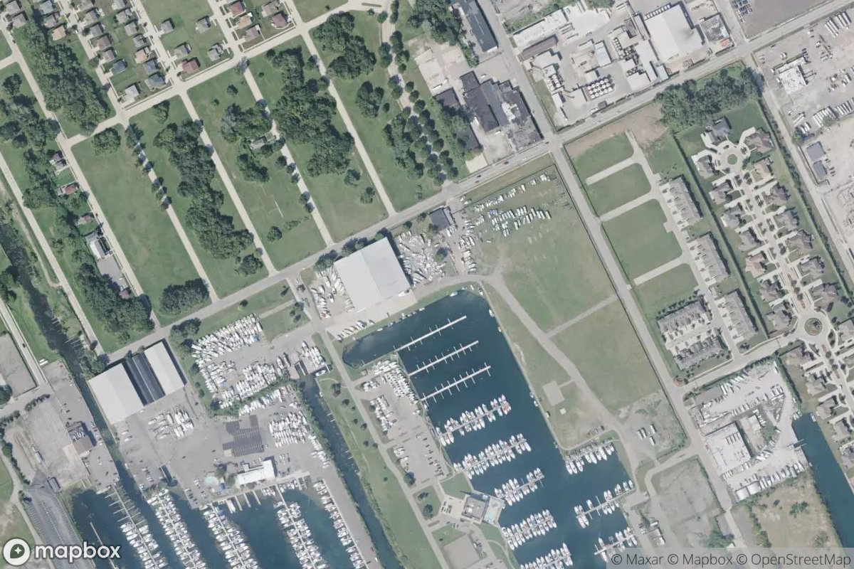 Satellite view of Marina at 42.3595, -82.9686