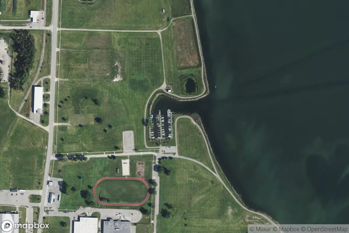 Satellite view of Marina at 42.6159, -82.8197