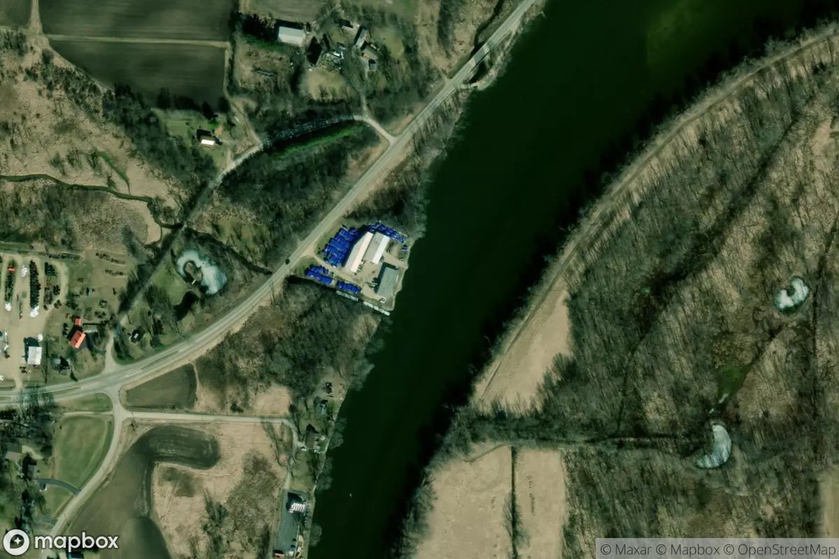 Satellite view of Marina at 42.9195, -88.8678