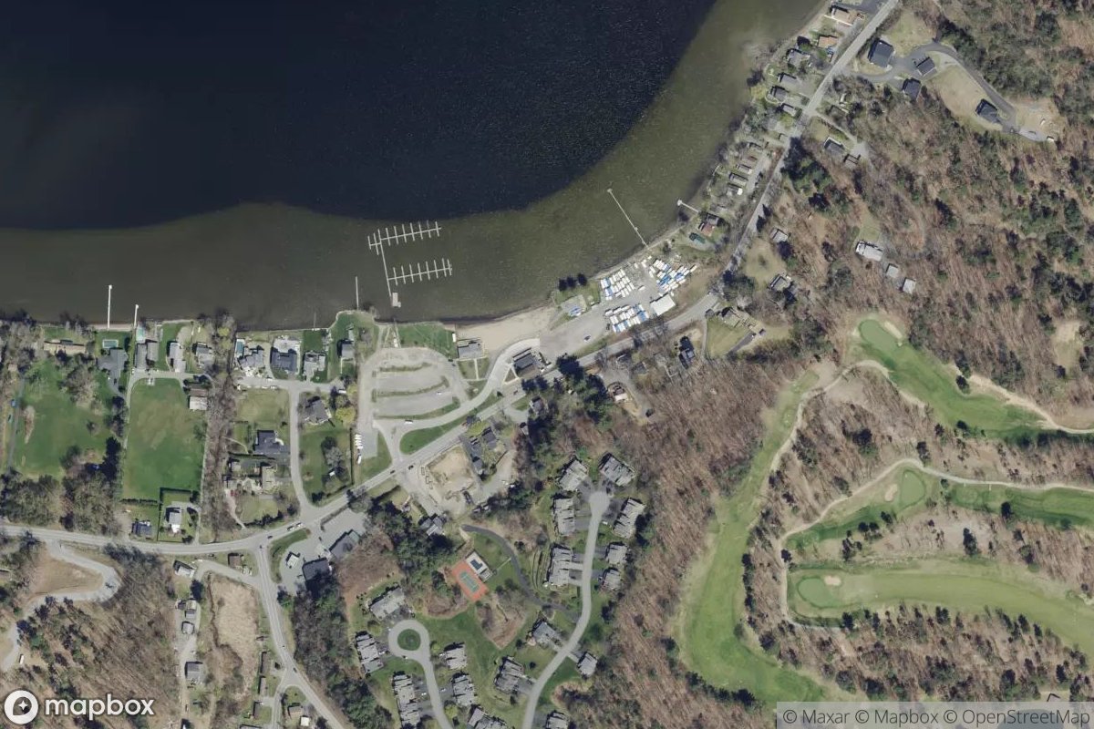 Satellite view of Marina at 42.9860, -73.7427