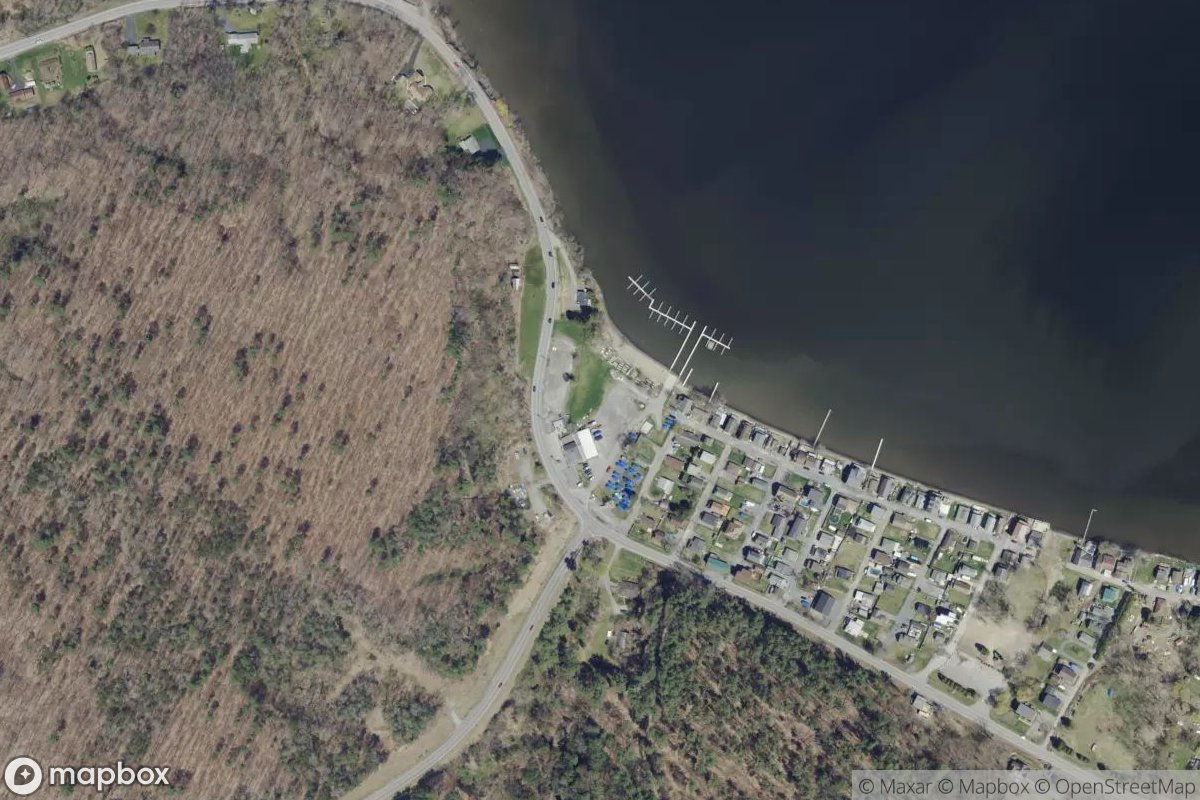Satellite view of Marina at 42.9881, -73.7590