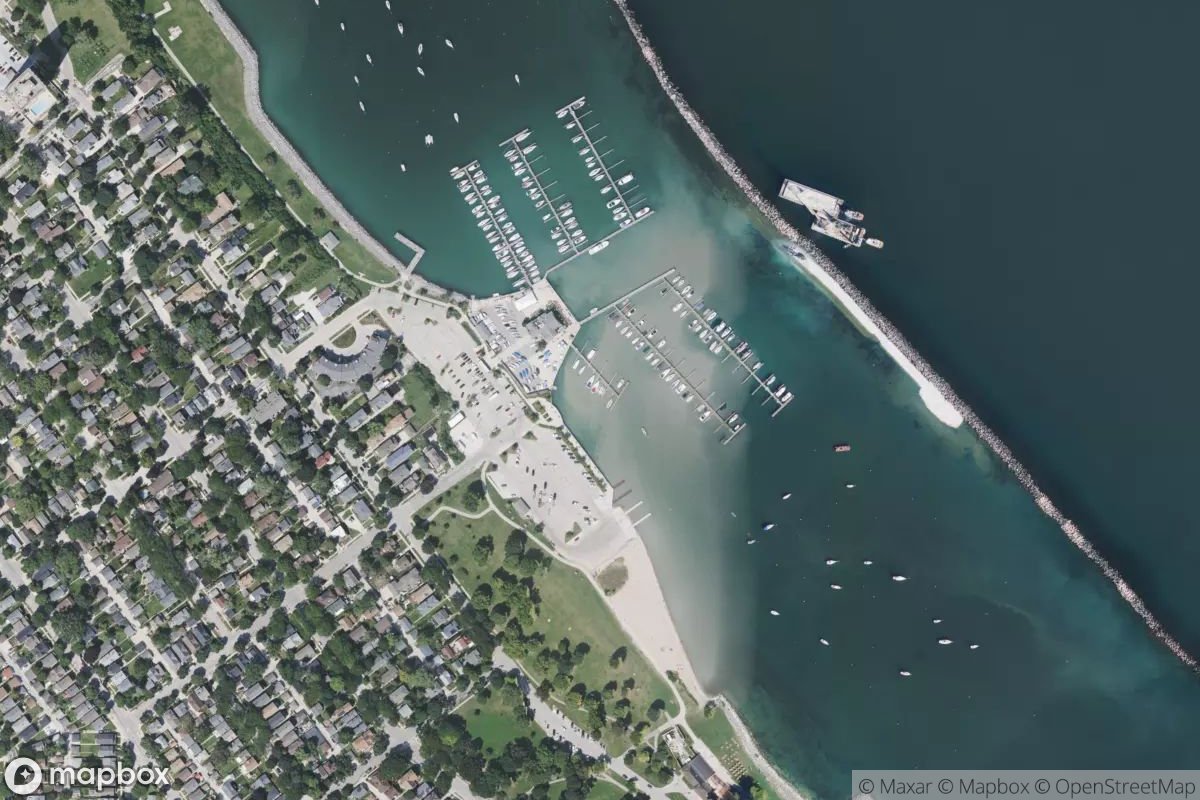 Satellite view of Marina at 42.9968, -87.8821