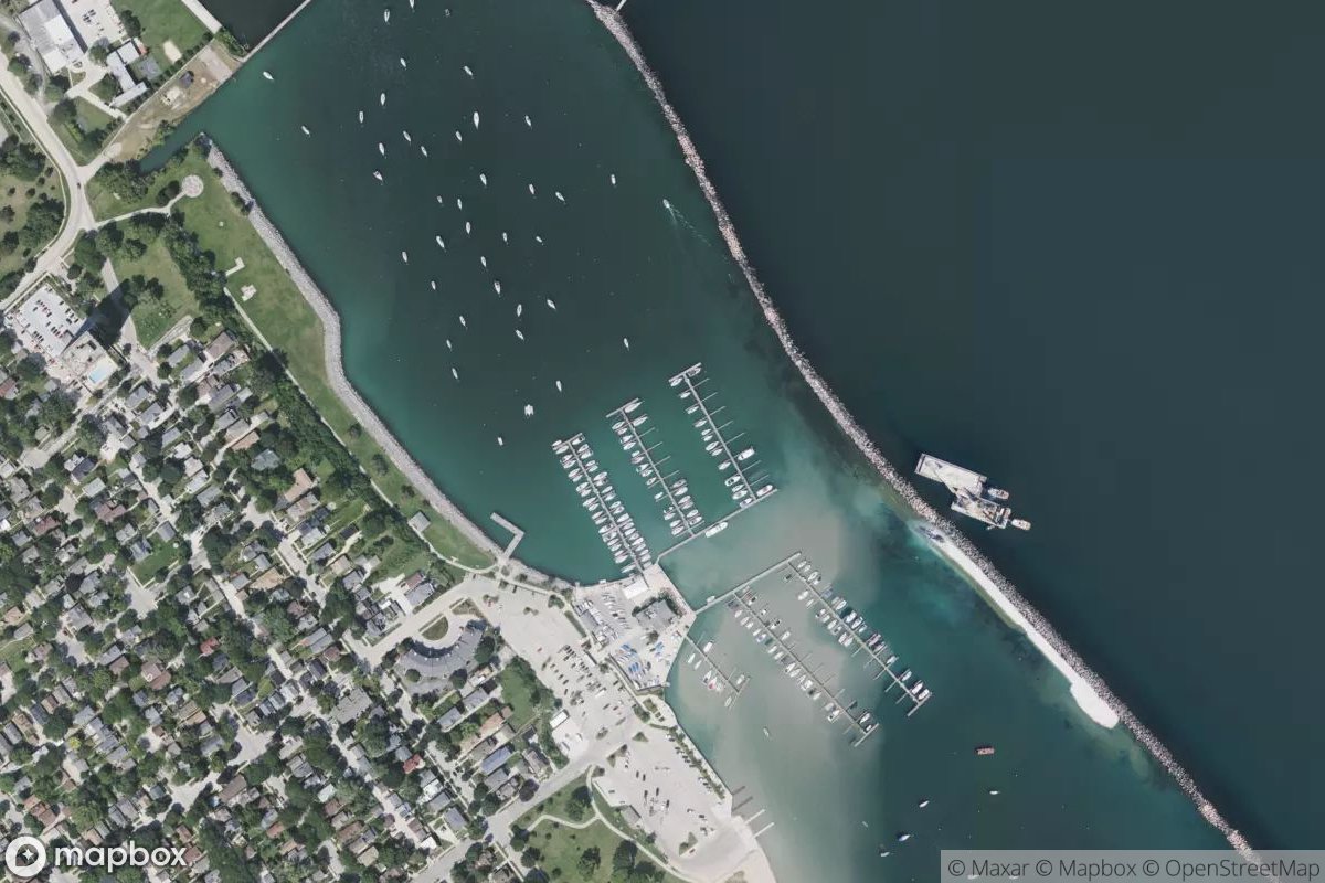 Satellite view of Marina at 42.9986, -87.8827
