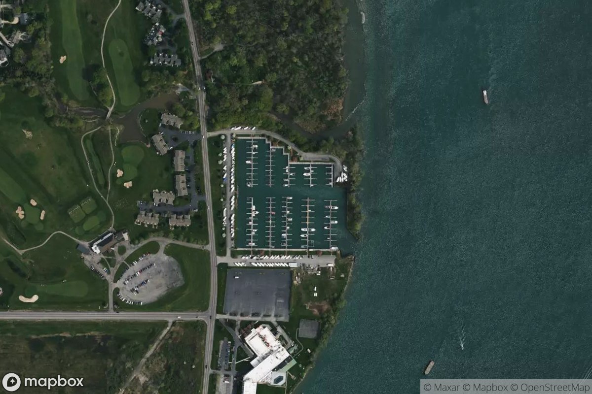 Satellite view of Marina at 43.0241, -78.8955