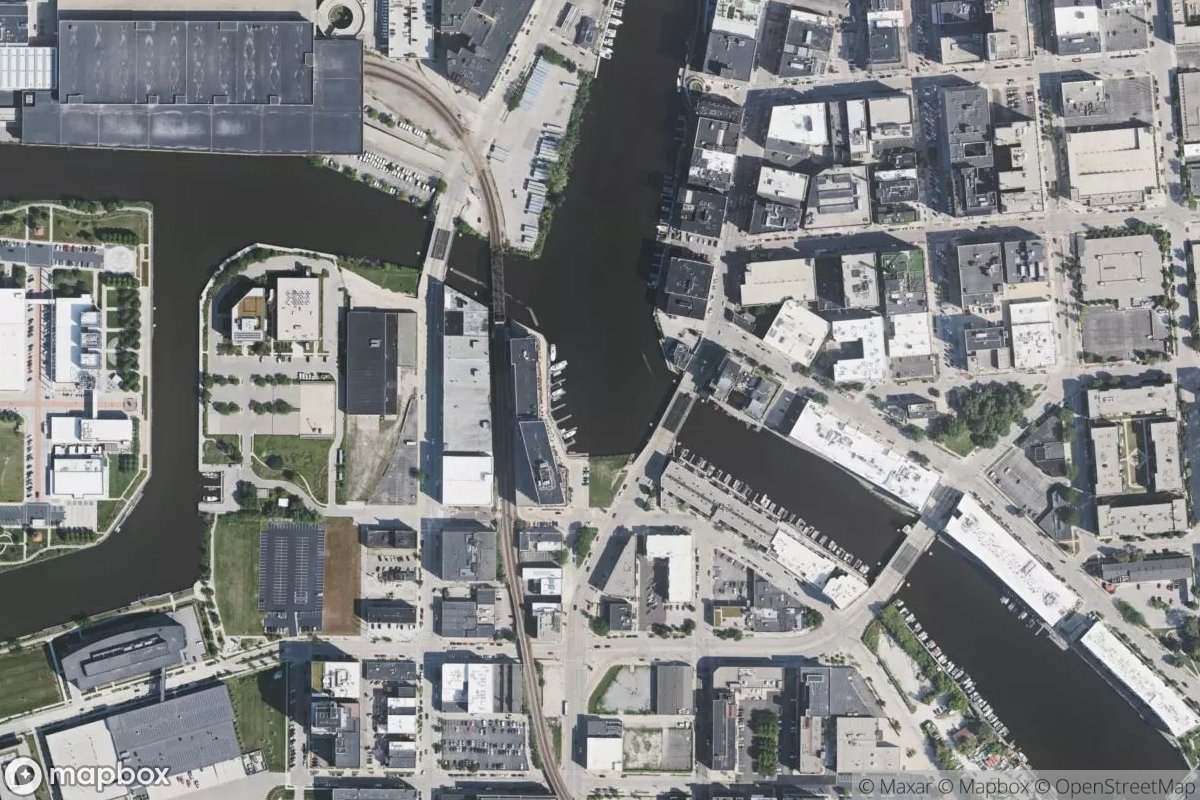 Satellite view of Marina at 43.0314, -87.9108