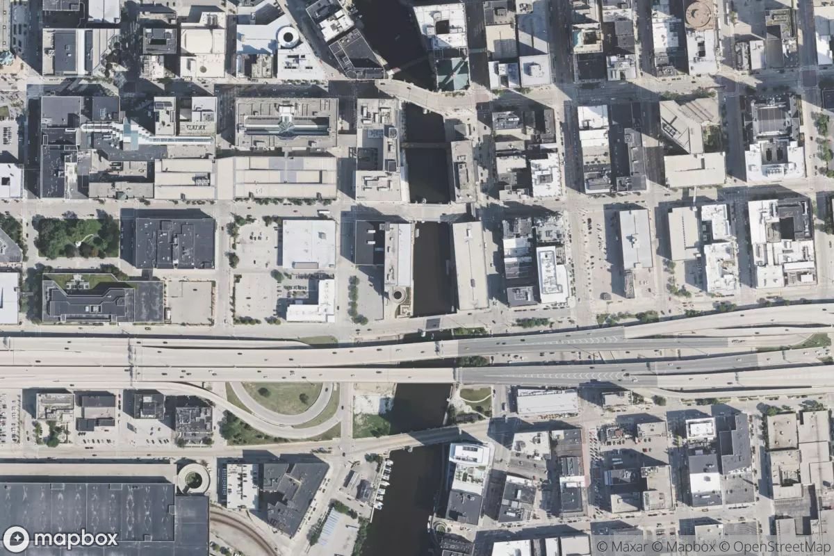 Satellite view of Marina at 43.0367, -87.9101