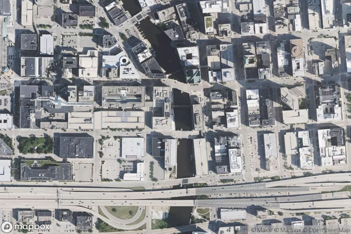 Satellite view of Marina at 43.0379, -87.9102