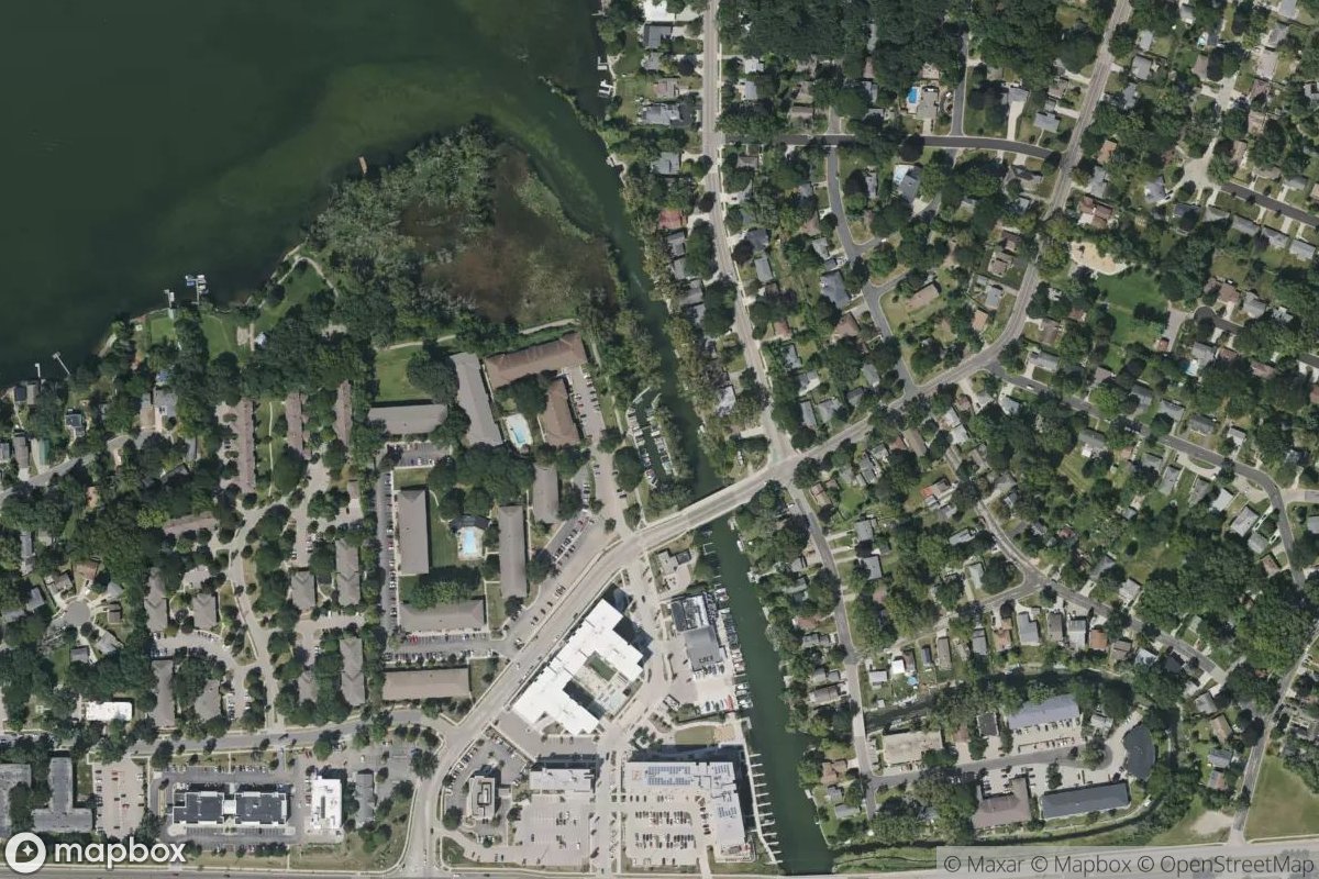 Satellite view of Marina at 43.0503, -89.3374