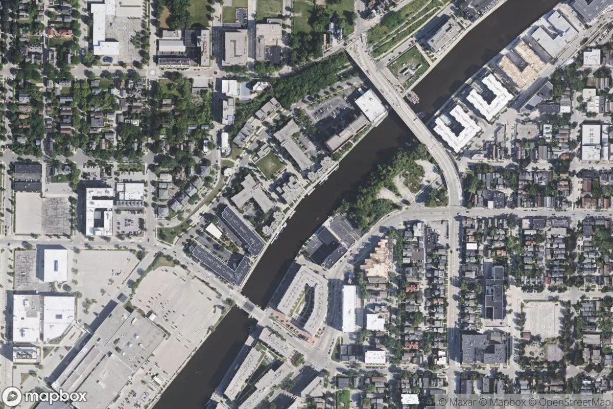 Satellite view of Marina at 43.0531, -87.9065