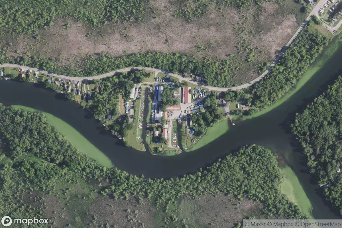 Satellite view of Marina at 43.1244, -76.2649