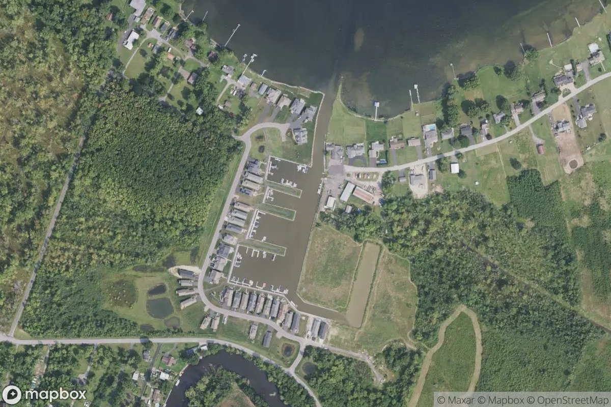 Satellite view of Marina at 43.1761, -75.9812