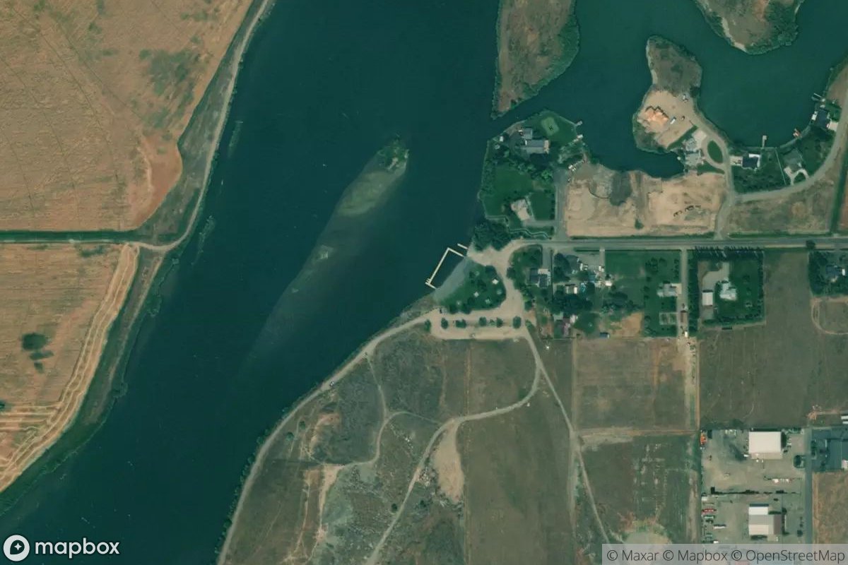 Satellite view of Marina at 43.4533, -112.0886