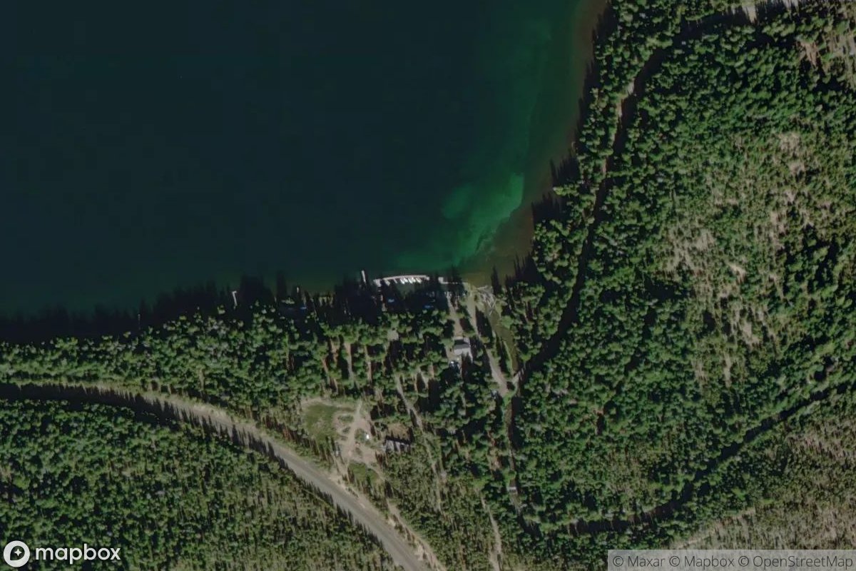 Satellite view of Marina at 43.5500, -121.9640