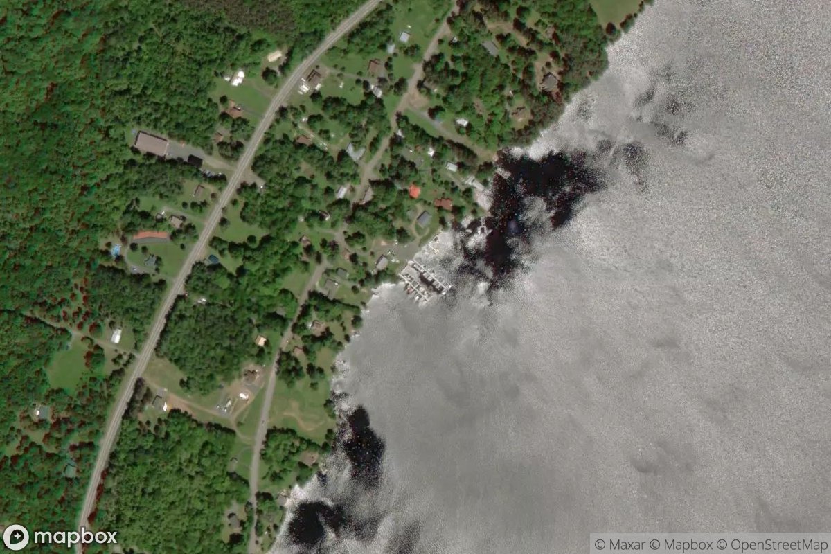 Satellite view of Marina at 43.7233, -74.3077