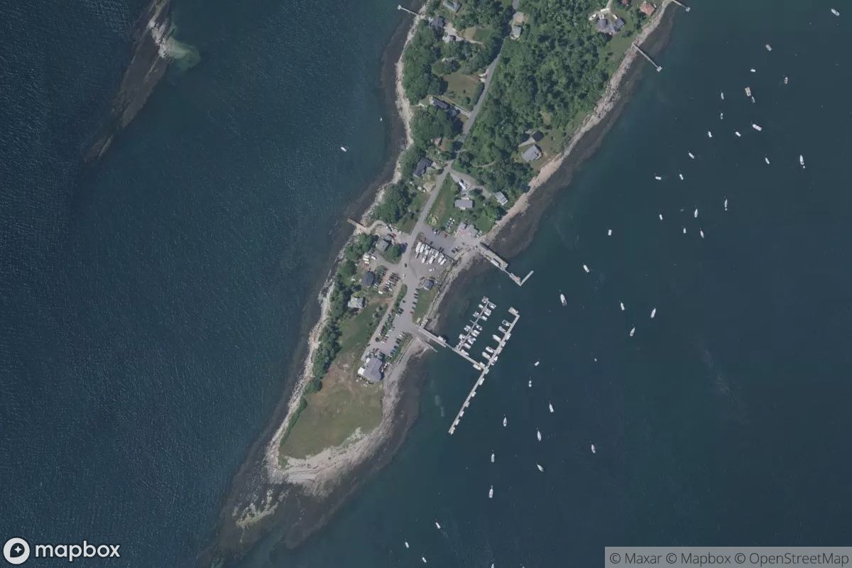 Satellite view of Marina at 43.7402, -70.0409