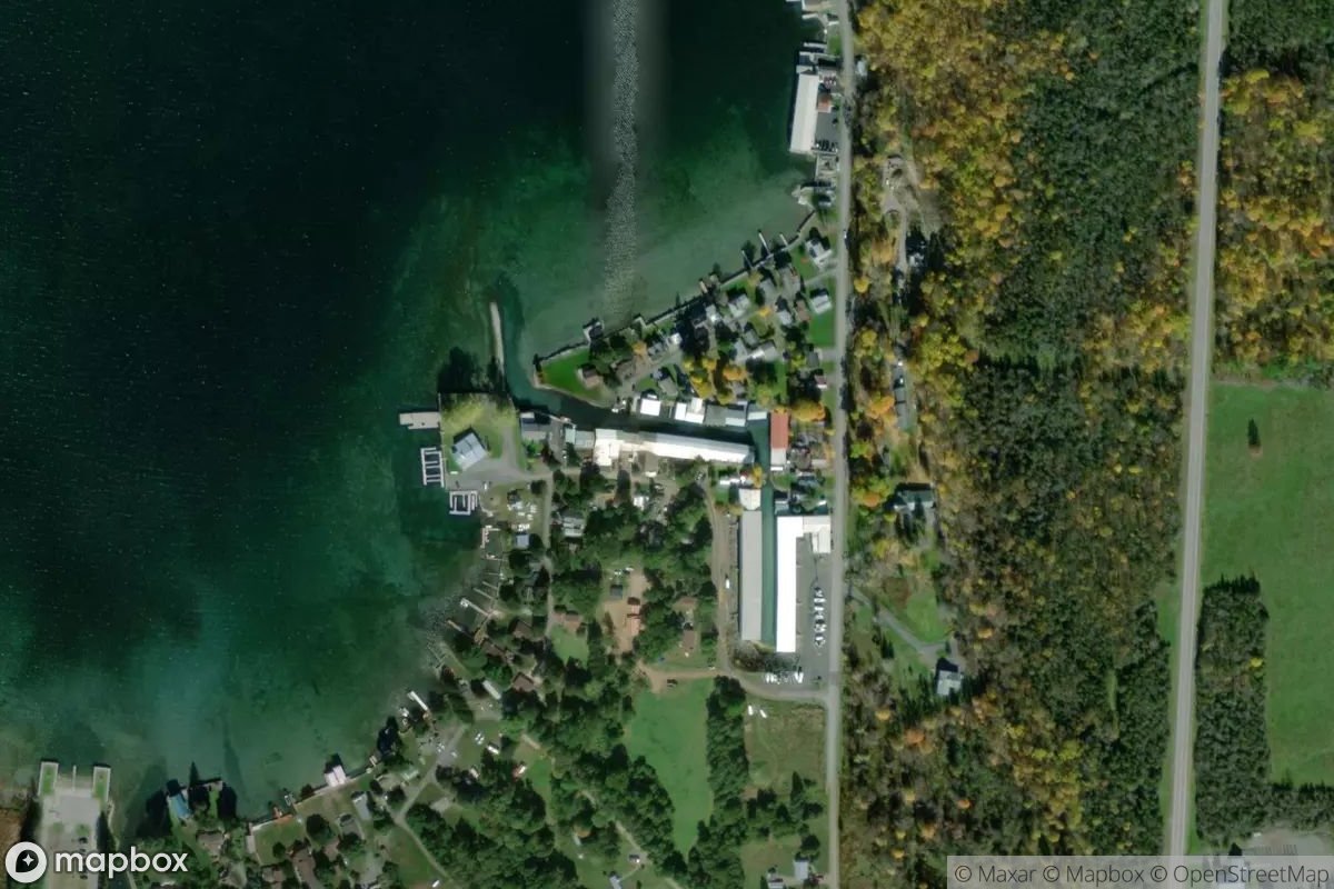 Satellite view of Marina at 43.8528, -76.2008