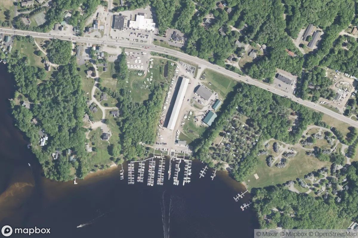 Satellite view of Marina at 43.9677, -70.5915