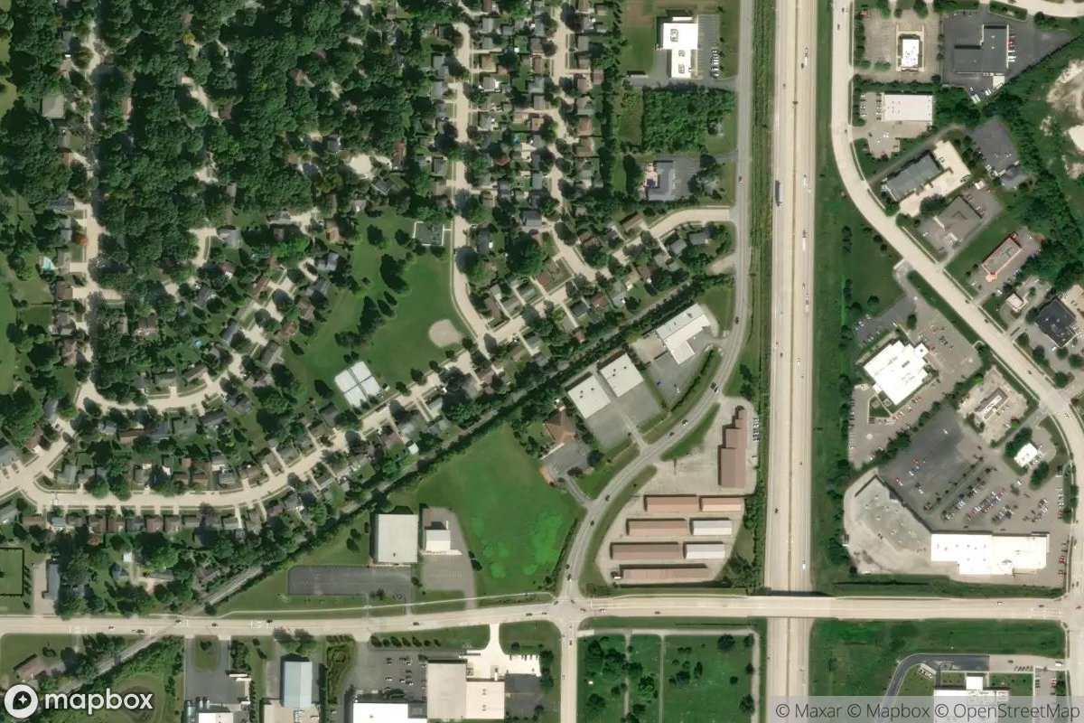 Satellite view of Marina at 43.9986, -88.5854