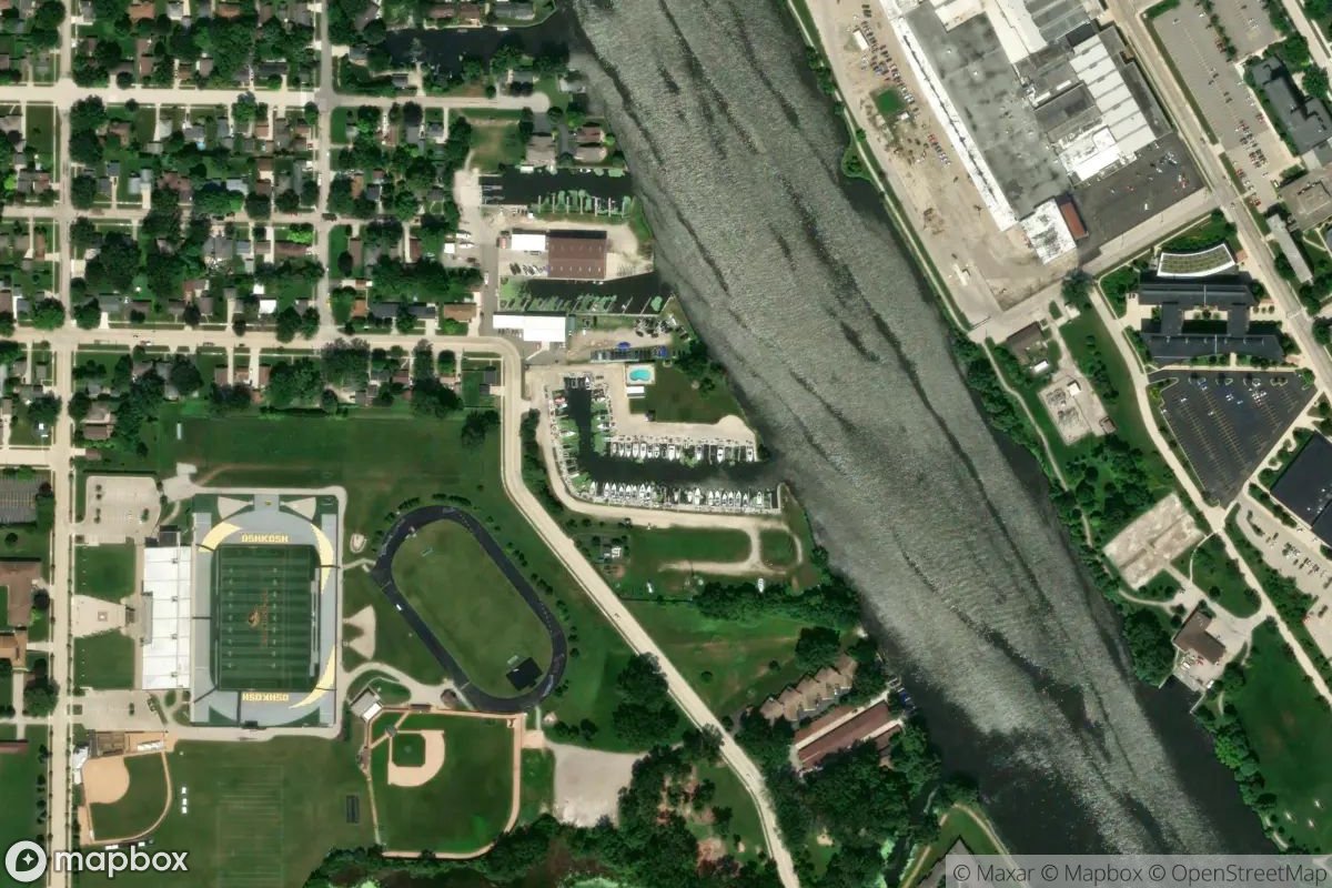 Satellite view of Marina at 44.0249, -88.5590