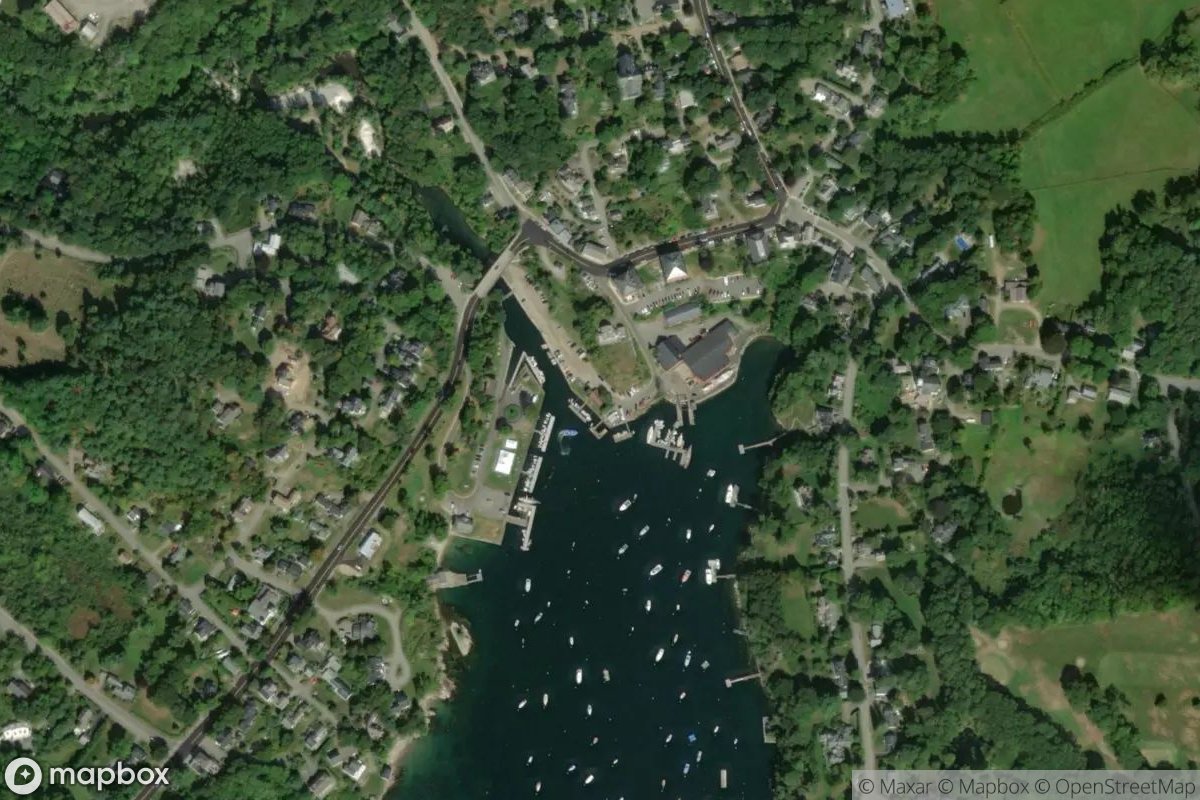 Satellite view of Marina at 44.1865, -69.0730