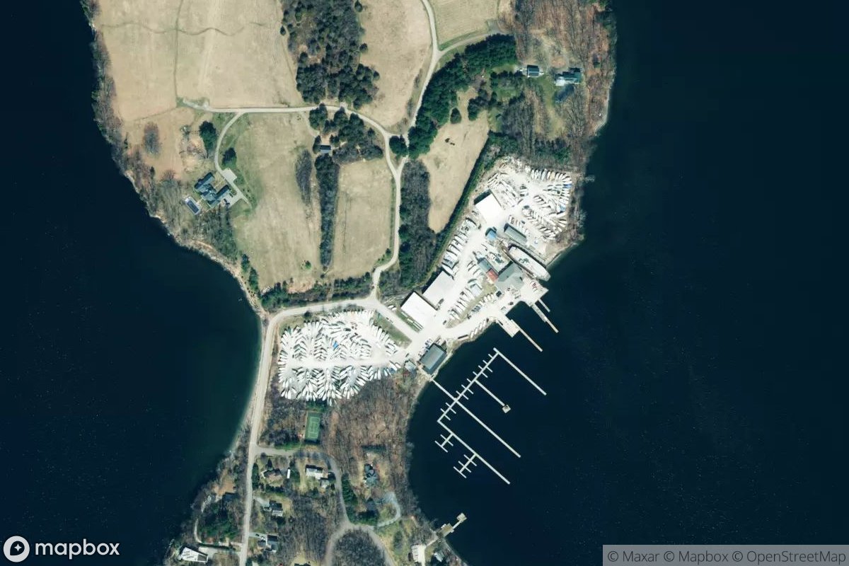Satellite view of Marina at 44.4352, -73.2486