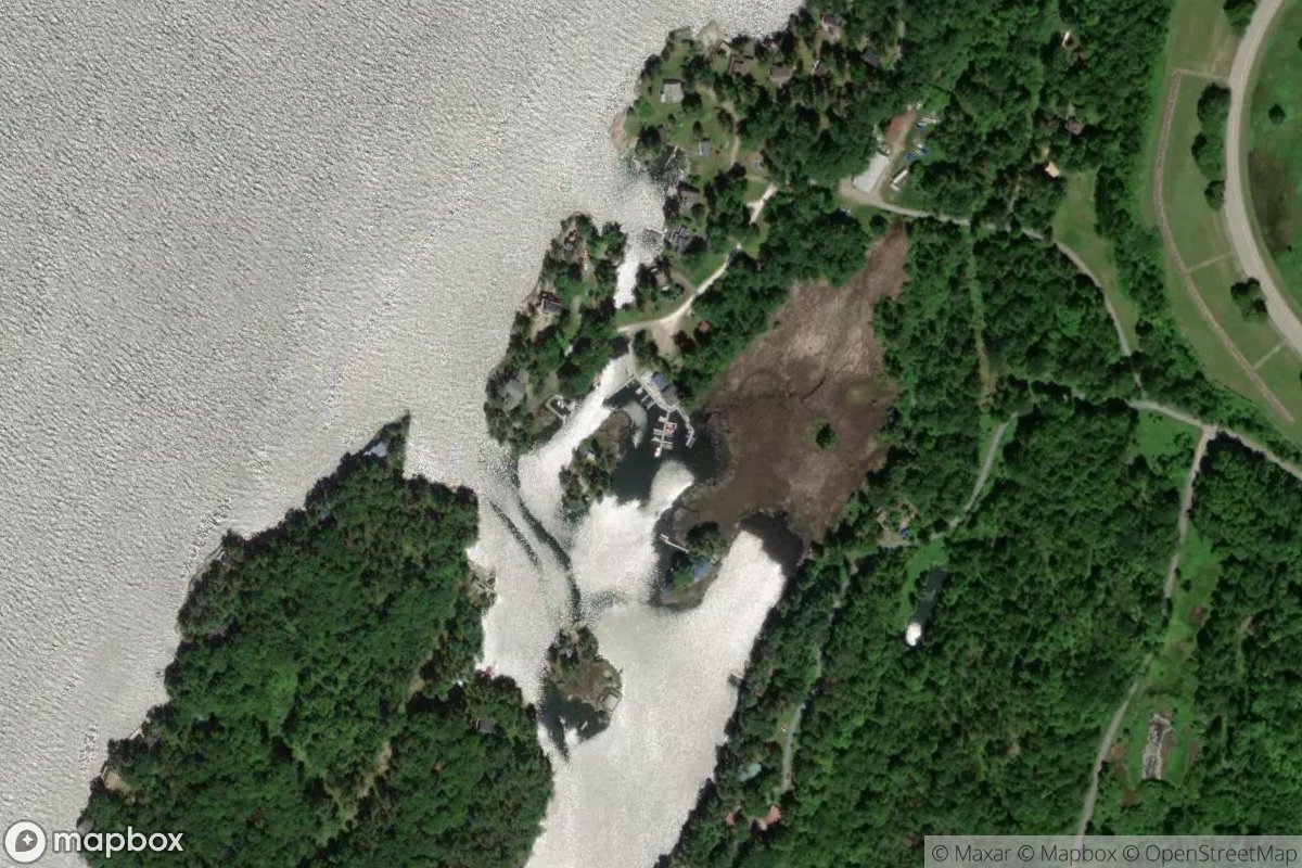 Satellite view of Marina at 44.4771, -75.7764