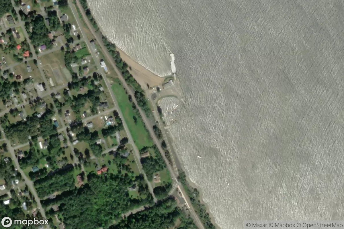 Satellite view of Marina at 44.5261, -73.4038