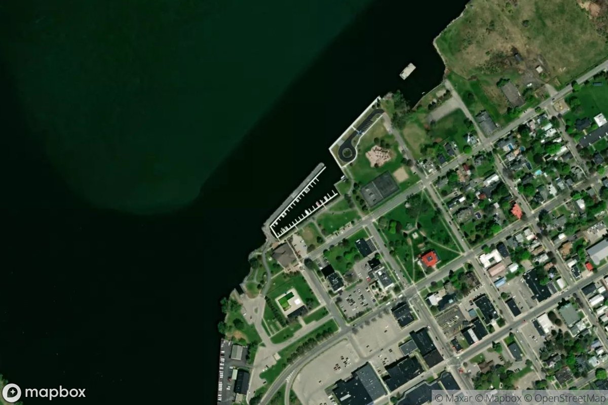 Satellite view of Marina at 44.7000, -75.4959