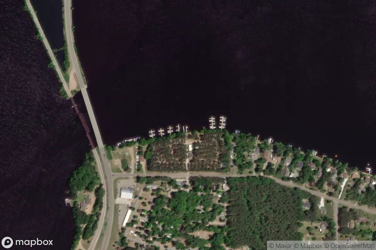 Satellite view of Marina at 44.7116, -89.6957