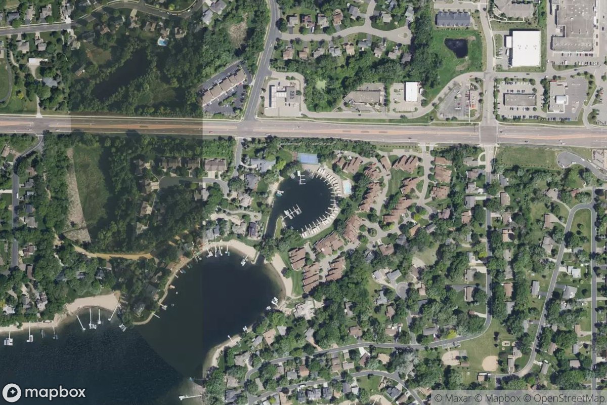 Satellite view of Marina at 44.7454, -93.3885